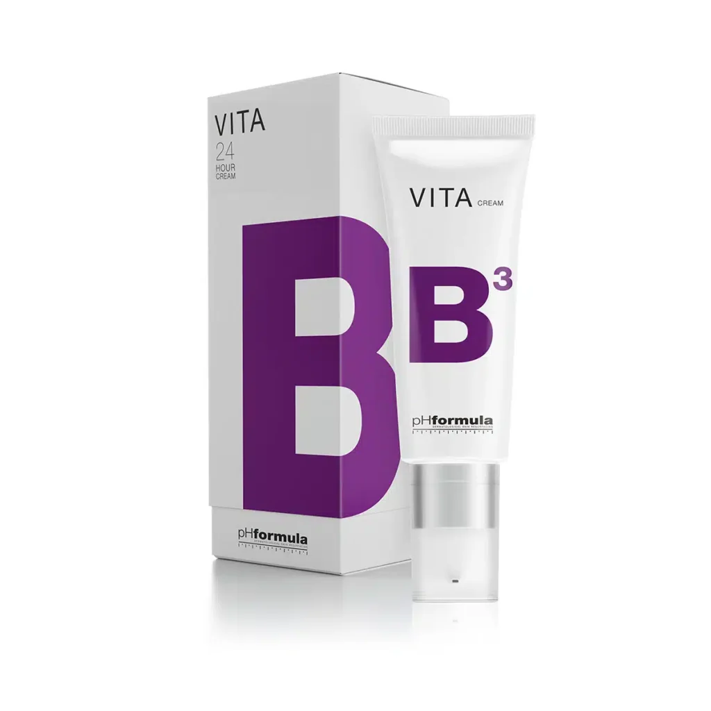 bryn & vipper - MB Hudpleje - 50ml VITA B3 cream airless box 3 - pHformula produkter