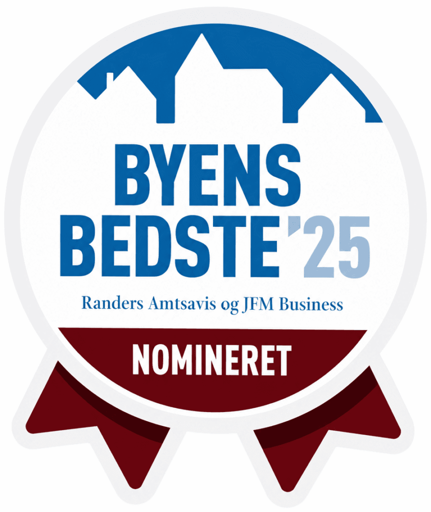 Badge med Byens Bedste 25 nomineret